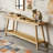 Farmhouse Entryway Table 2-Tier Sofa Table-770626527
