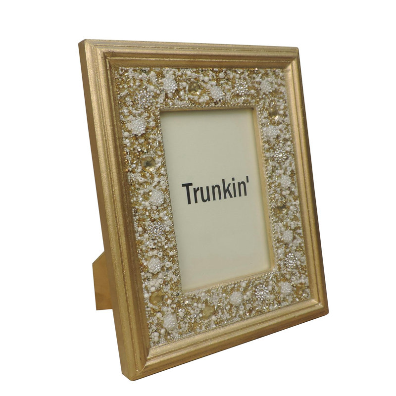 Culbert Wood Single Picture Frame, Gold, 4" x 6"