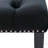 Black Velvet Tufted Upholstered Bench Ottoman - 330lbs Capacity For Entryway/dining Room