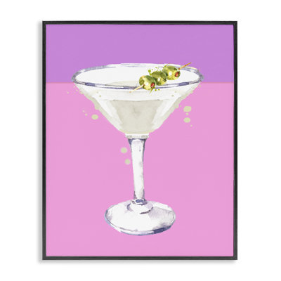 «Bright Olive Martini», estampe numérique, design par Susan Jill