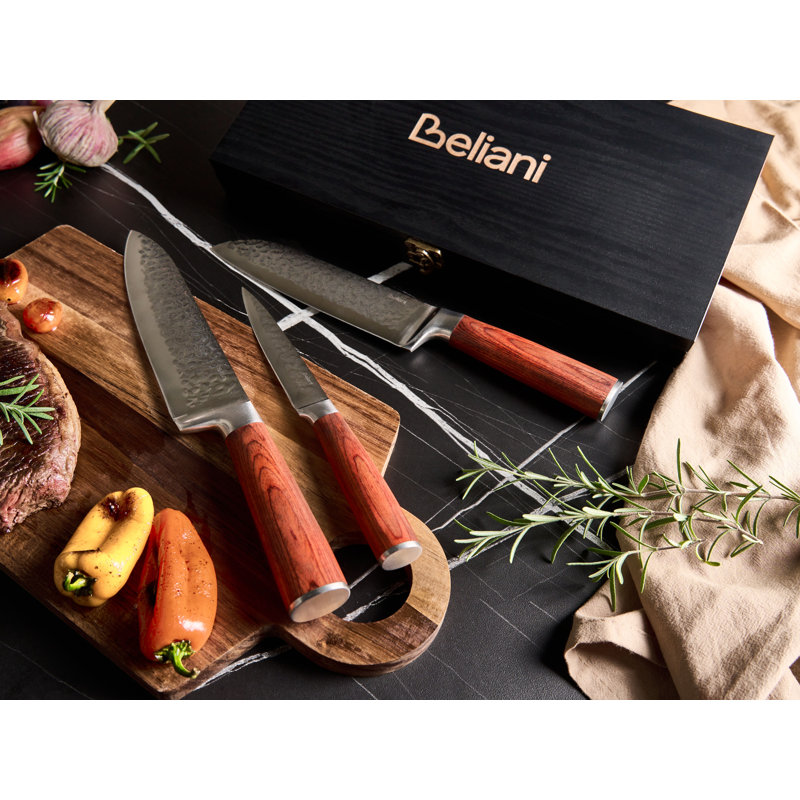Beliani KASHIWA 23cm Chef's Knife, Brown