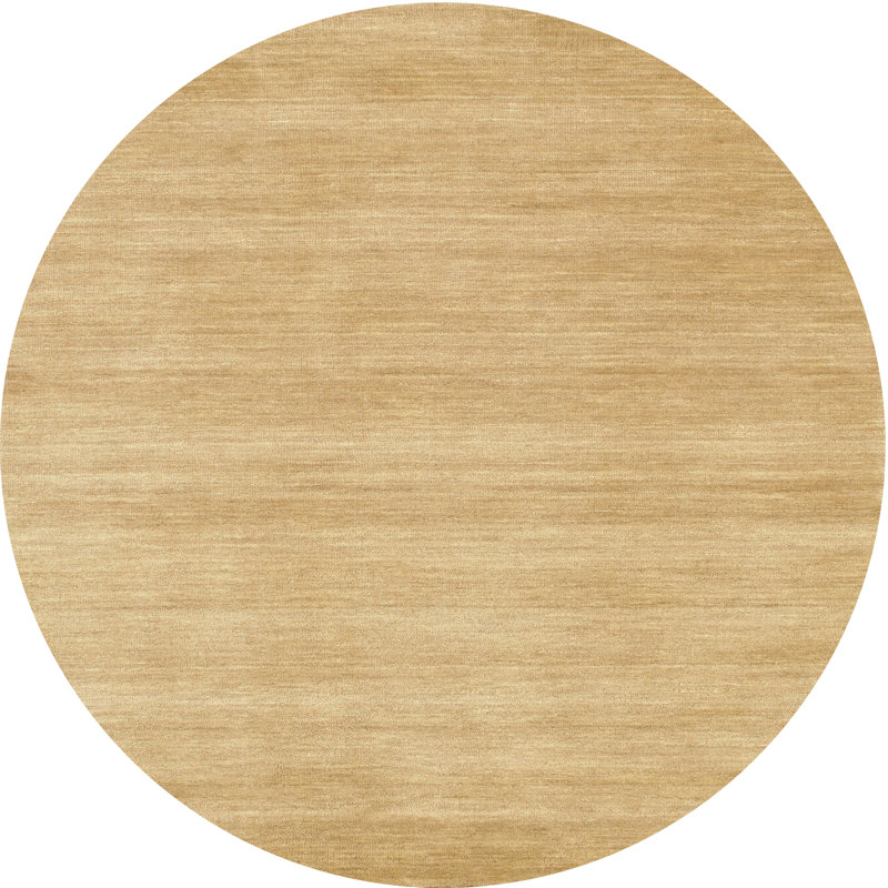Surface beige contemporaine tapis, Rond 4 pi