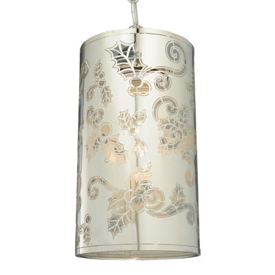 Luminaire suspendu cylindrique à 1 lumière Mistletoe