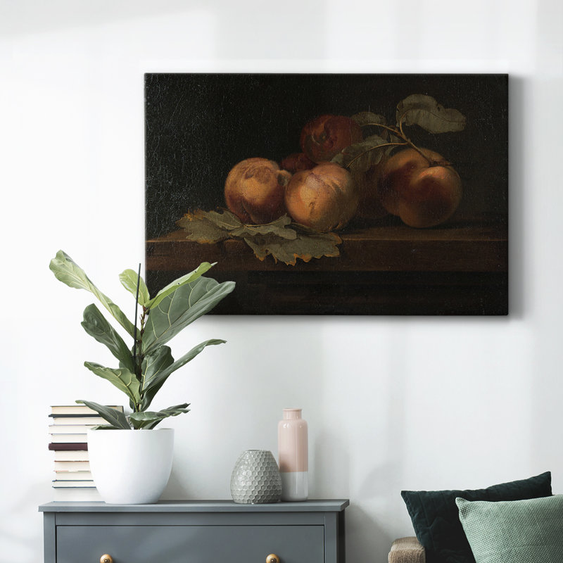 Botanique rétro - Lxxix, H 19 po x l 28 po x P 1,5 po, Toile tendue