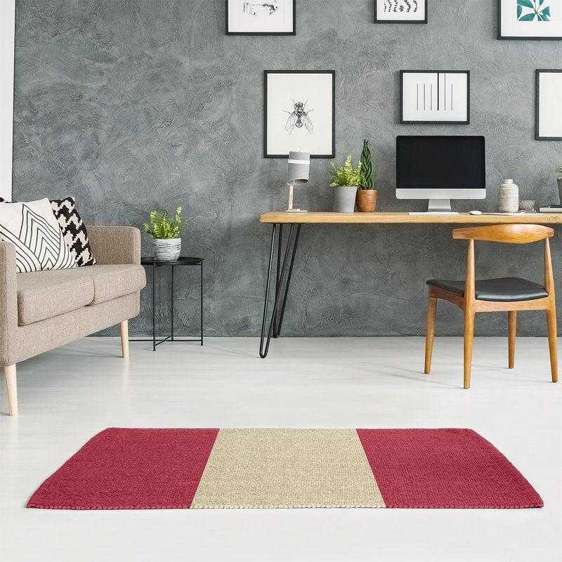 Chenille Striped Indoor Rug, Rectangle 8' x 10'