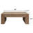 49" Modern Farmhouse Rectangular Coffee Table