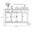 Buffet polyvalent moderne de style nordique-1305471888