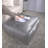 Modern Square Pouf, Smoke
