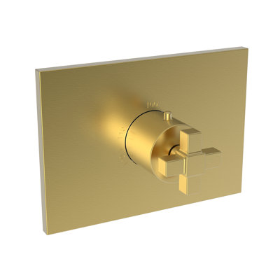 Malvina 3/4" Square Thermostatic Trim Plate With Handle