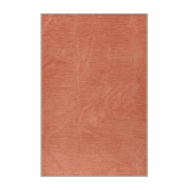 Tapis abstrait lavable à la machine, Rectangulaire 8 pi x 12 pi