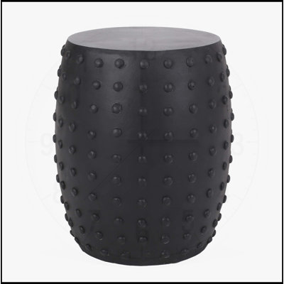 Outdoor Lightweight Concrete Side Table with Modern Design and Versatile Functionality