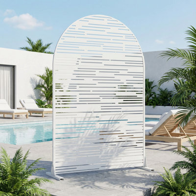 Metal Privacy Screen Fence Panel by Dovelina