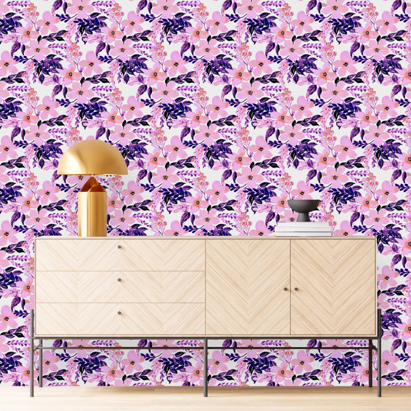 Floral Tile, 2.08' W x 10.42' L