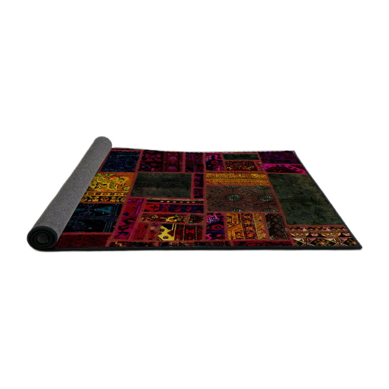 Abstract Indoor Rug, Round 4'