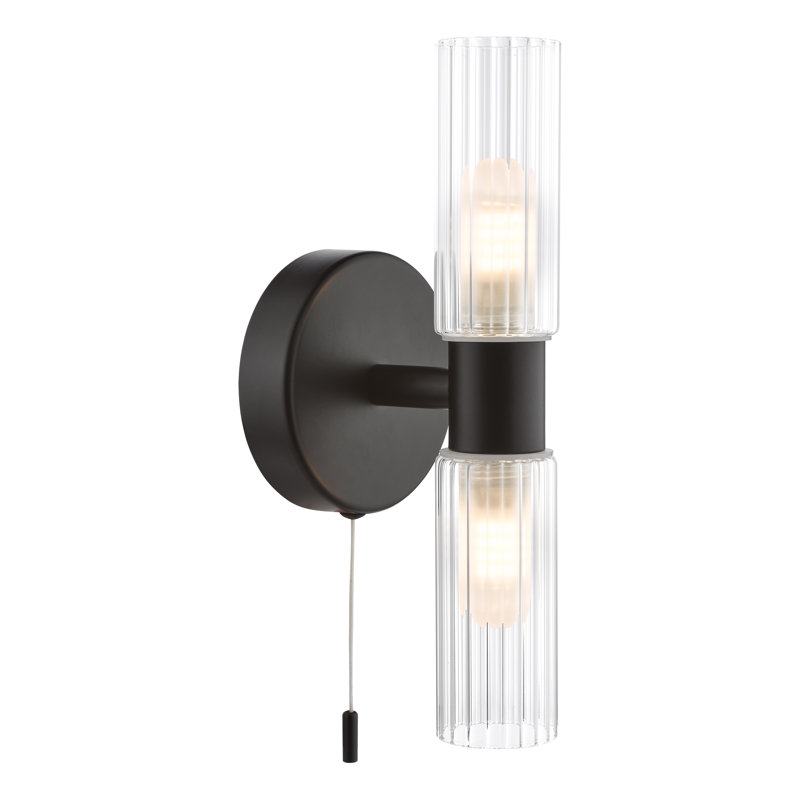 Bathroom Wall Light, Matt Black