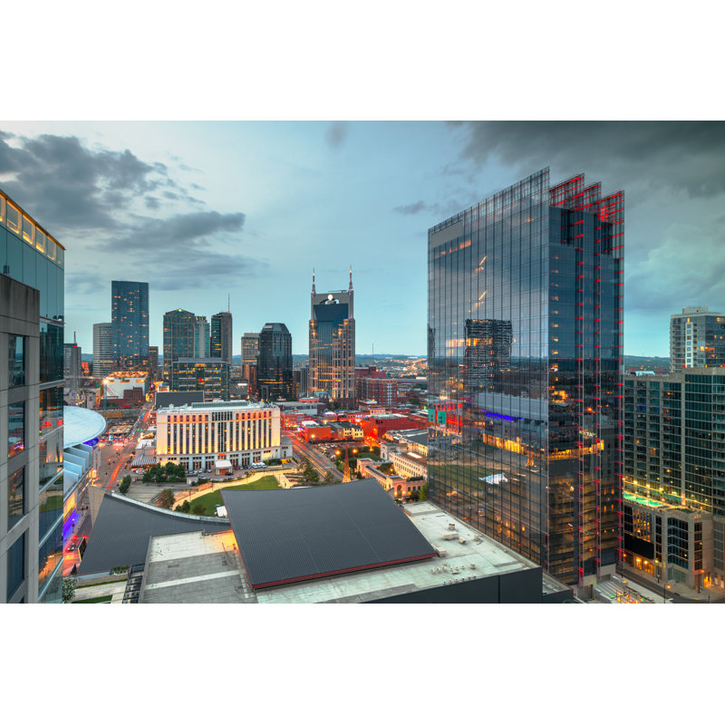 Nashville, Tennessee, Usa Downtown by Sean Pavone - Wrapped Canvas Print, 81cm H x 122cm W