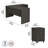 Echo 3 Piece Computer Desk Office Set-1142685694