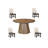 5-Piece Solid Wood Dining Set-332552829