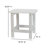 Balasi Indoor/Outdoor Folding Adirondack Chairs with Side Table-2086897200