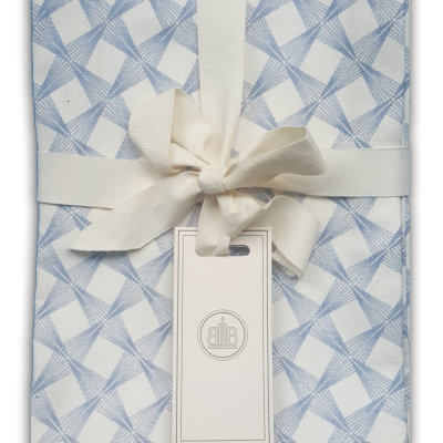 Thaksin Cotton Waffle Kitchen Towel, Blue