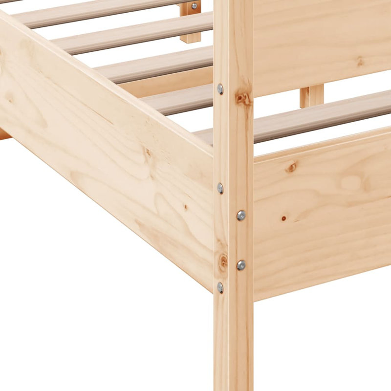 Dostalikova Solid Wood Bed, UK Double - 135 x 190 cm