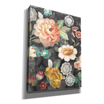 «Garden Of Delight Black 2» par Danhui Nai, art mural sur toile
