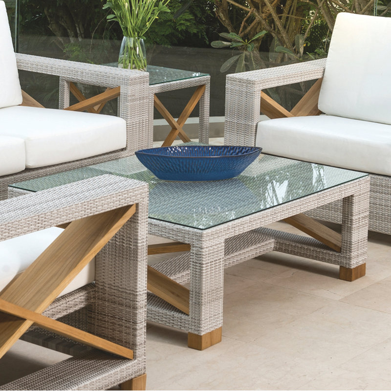 Jupiter Outdoor Coffee Table, Cool Gray