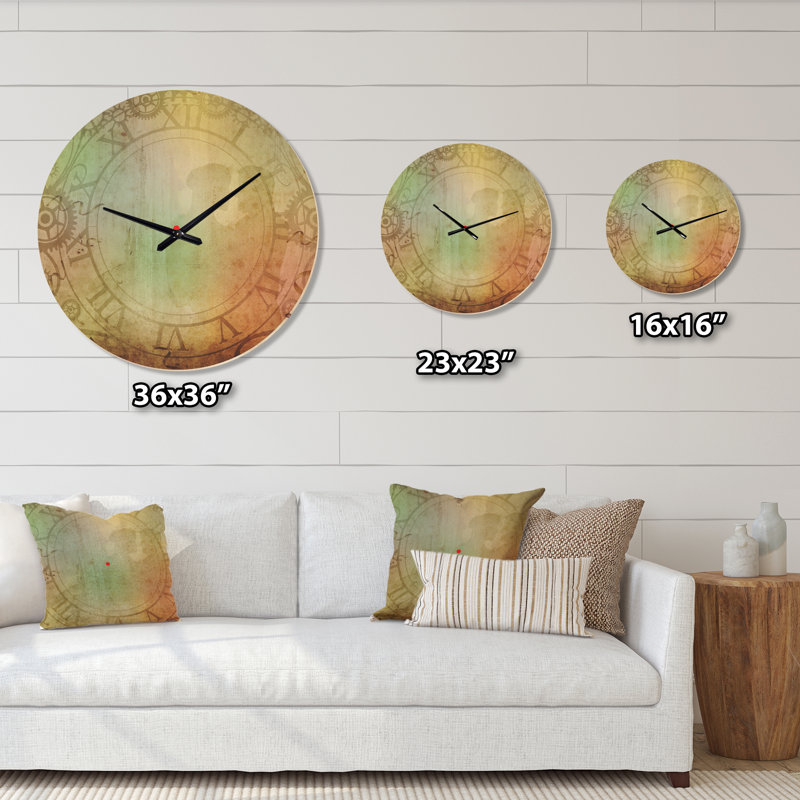 Horloge murale rétro, Moyenne