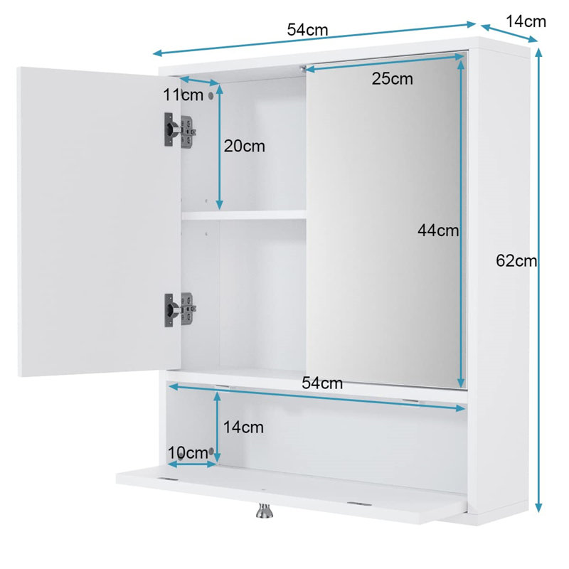 Angellique Mirrored Bathroom Cabinets