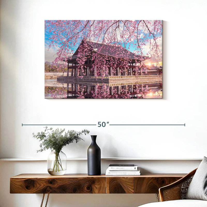 Lilie Seoul Cherry Blossoms, 24" H x 36" W