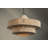 Thurso 30" 1-Light Hand-Woven Woven Drum Pendant by Chandler McLellan for Troy Lighting