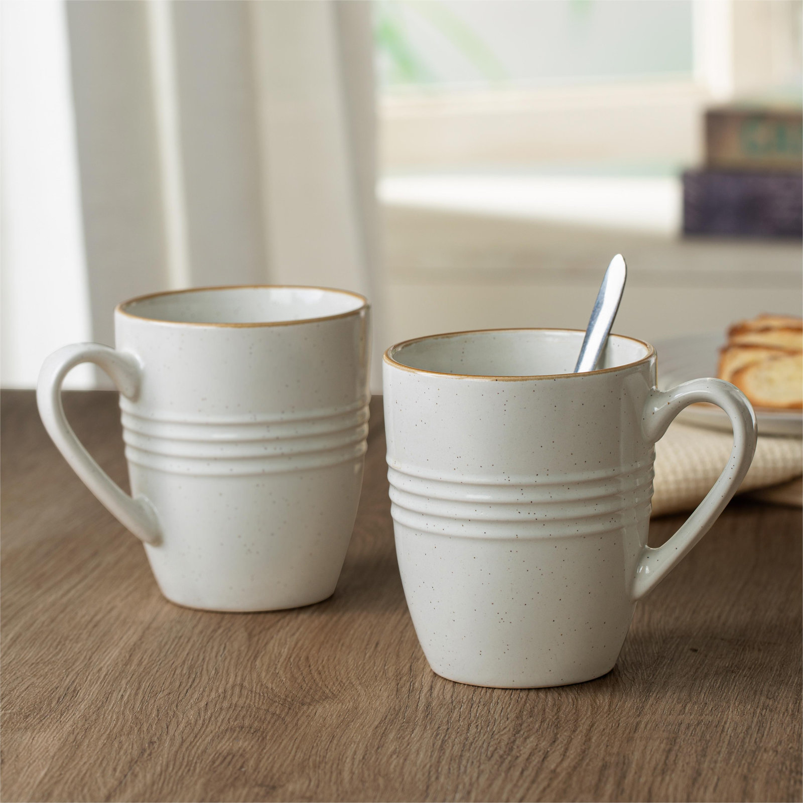 Kestwick Stoneware Mug, White