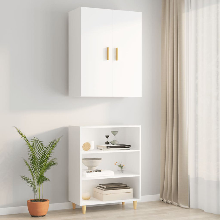 Latitude Run Aaronae 90Cm H x 69.5Cm W x 34Cm D Wall Cabinet | Wayfair ...