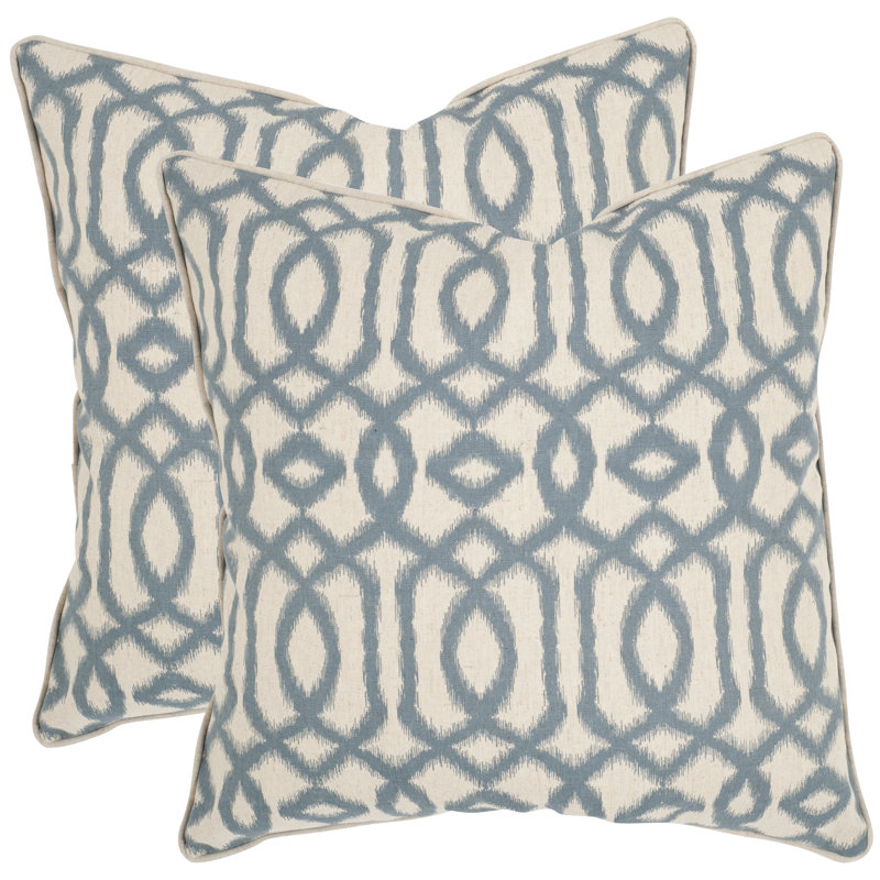 Blake Embroidered Reversible Throw Pillow