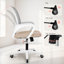 Chaise de bureau ergonomique en filet à dossier moyen Nectara-108053326