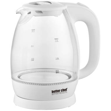 Walker Edison 1.7 Quarts Glass Electric Tea Kettle