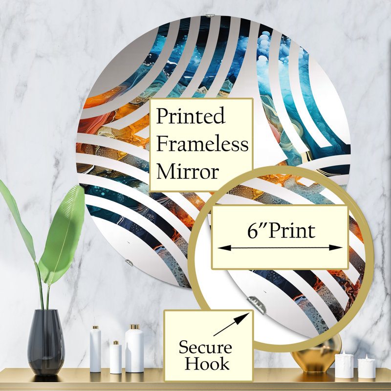 Circle Mirror, 31.4" x 31.4"