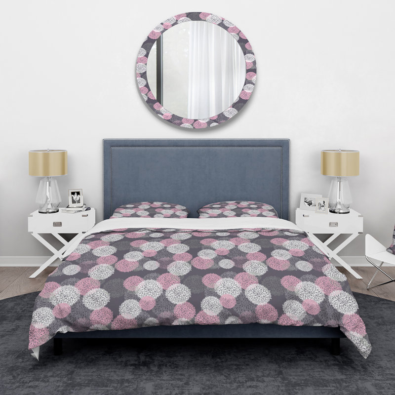 Quayon Microfiber Duvet Cover Set, King Duvet Cover + 2 King Shams
