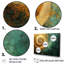 «Midas Forest Spirals III - Abstract Spirals», ensemble d'art mural-107738789