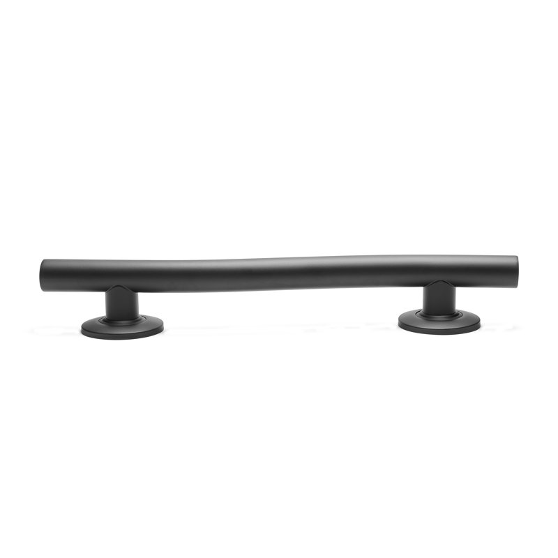 Barre d'appui en acier inoxydable Lifestyle & Bien-être, H 5,35 po x l 24 po, Noir mat