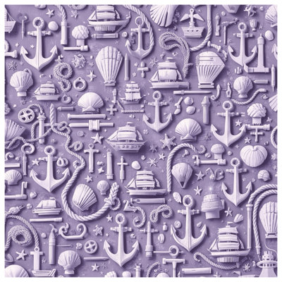 Tapis de bain Nautical Elements