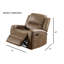 Fauteuil inclinable manuel de style moderne-568111429
