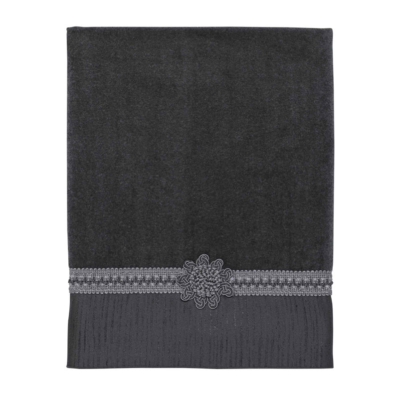 Winston Porter Escanaba 3-Piece Towel Set, Silver