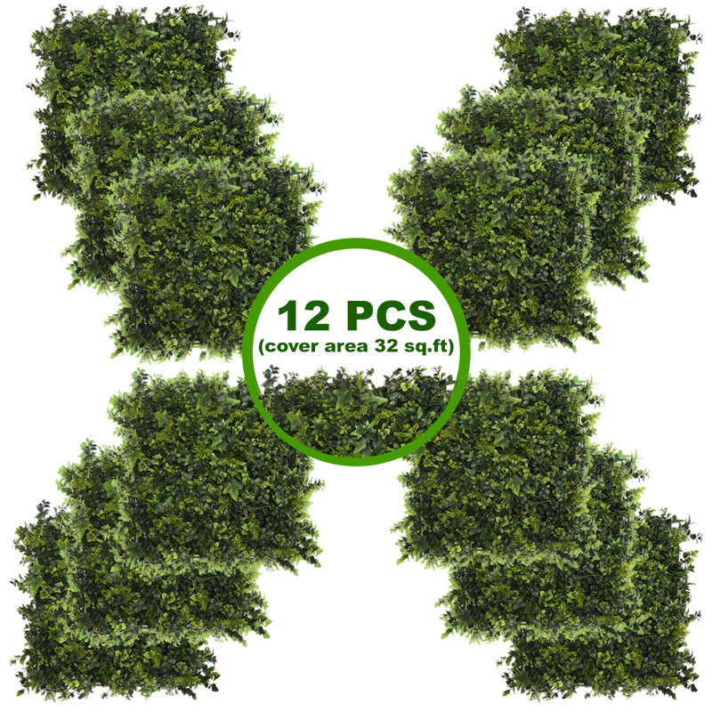 Artificial Moss Fence Panels