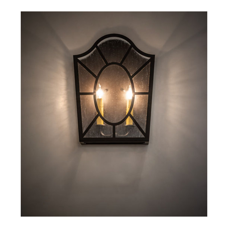Austin 2 - Light Flush Mounted Sconce, Oil Rubbed Bronze