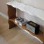 Console avec tablette de rangement ouverte-1364390694
