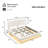 Floating Bed With Light,Upholstered Bed-158227731