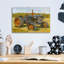 «Rustic Tractors 3» par Ethan Harper, art mural en verre acrylique-779204334