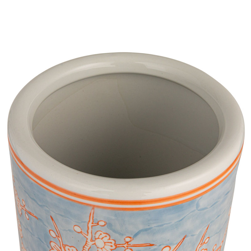 Chadwicks Ceramic Umbrella Stand, Light Blue