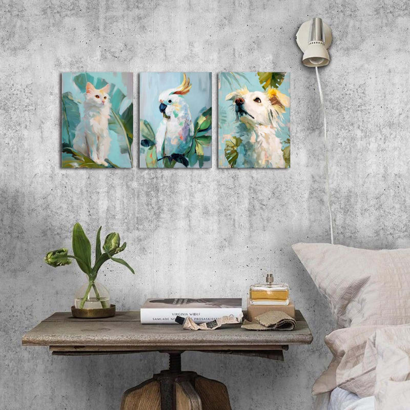 3 Piece Wrapped Canvas Wall Art